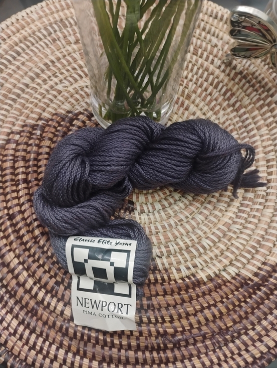 Classic Elite Yarns Other - Classic Elite Yarns Newport Pima Cotton Hank in Blue 50 gram Hank NEW